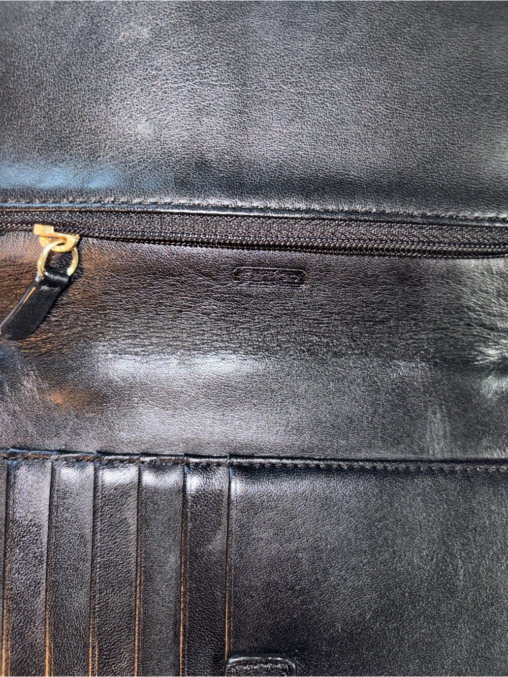COACH Leather Wallet Crossbody - Picture 8 of 12